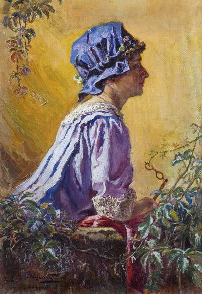 NA BALKONIE, 1921
