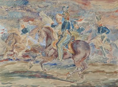 UŁANI W NATARCIU, 1941