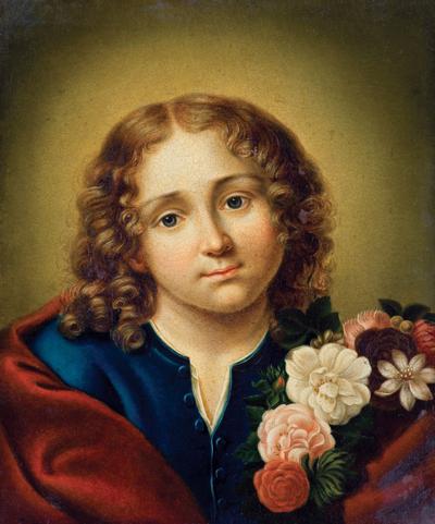 JEZUS Z WIEŃCEM KWIATÓW, 1852