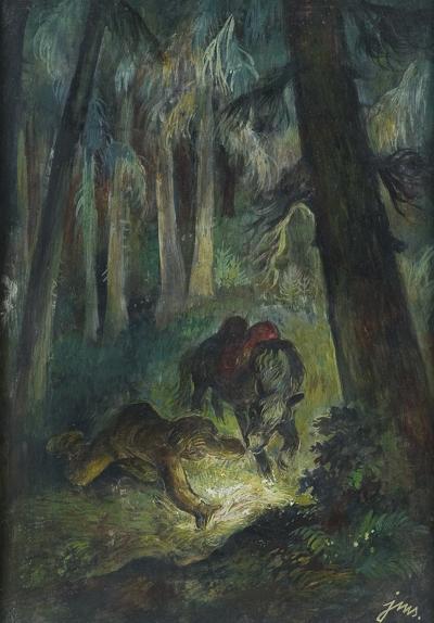 ILUSTRACJA DO BAJKI „KONIK GARBUSEK, OK. 1952