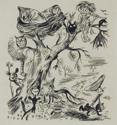 ILUSTRACJA DO BAŚNI MARII KONOPNICKIEJ