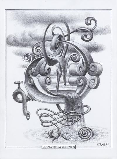 GĄSZCZ KALIGRAFICZNY – Q, 2021