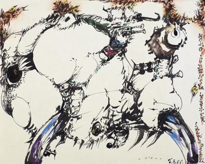 HOMO LUDENS A LA LOBSTER SALAD..., 1986