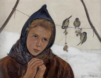DZIEWCZYNA Z SIKORKAMI, 1947