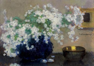 MARTWA NATURA Z MIMOZAMI, PRZED 1948