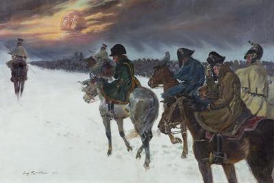 WIZJA NAPOLEONA W ODWROCIE SPOD MOSKWY, 1921