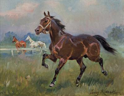 KOŃ NA PADOKU, 1926