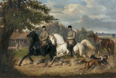 PORTRET WŁADYSŁAWA I JÓZEFA RAWICZÓW, OK.1862