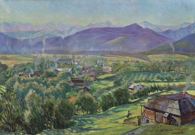 WIDOK ZAKOPANEGO, 1923