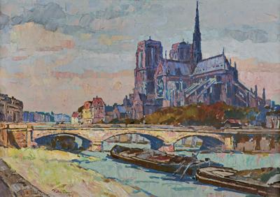 KATEDRA NOTRE DAME W PARYŻU, 1908