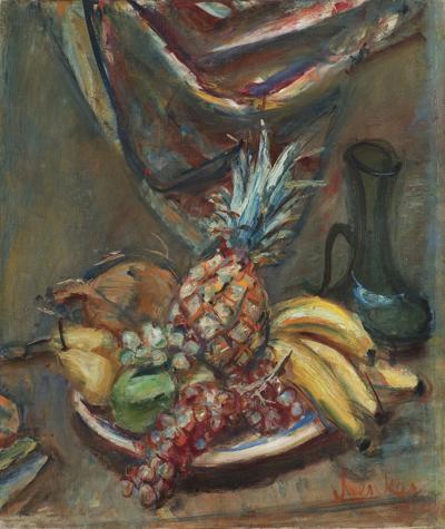 MARTWA NATURA Z ANANASEM, PRZED 1936