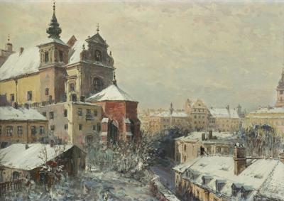 WIDOK NA NOWY ZJAZD  I KOŚCIÓŁ ŚW. ANNY