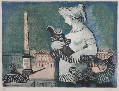 PLACE DE LA CONCORDE W PARYŻU,1955