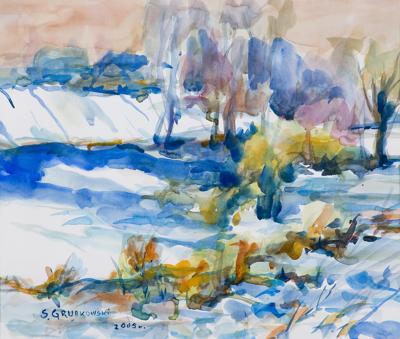 NIEBIESKA DOLINA, Z CYKLU "MAZOWSZE", 2005
