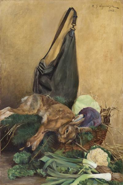 MARTWA NATURA Z ZAJĄCEM, 1903