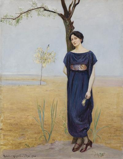 PORTRET ŻONY, 1920