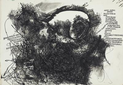 MŁODY DUERER DOTYKA DELIKATNYMI DŁOŃMI…, 1960