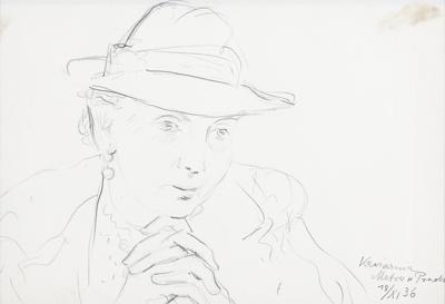 PORTRET ŻONY, 18 XI 1936