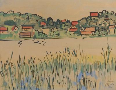PEJZAŻ Z ŁAGOWA, 1948