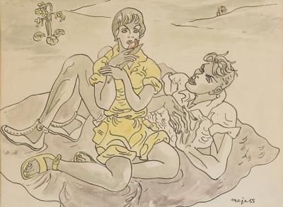DWOJE NA PUSTYNI, 1955