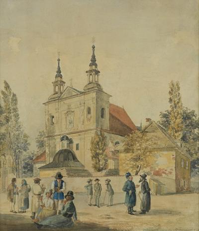 PRZED ŚWIĘTYM FLORIANEM W KRAKOWIE, OK. 1880
