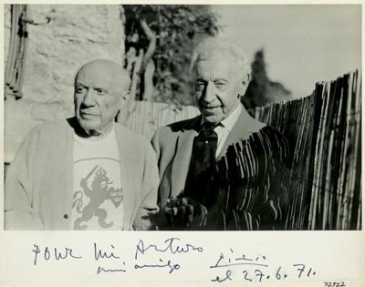 PICASSO I ARTUR RUBINSTEIN, 1971