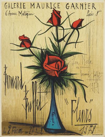 PLAKAT WYSTAWY „FLEURS“, 1979