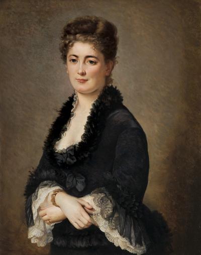 PORTRET DAMY, 1876
