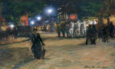 PARYŻ NOCĄ, OK. 1892