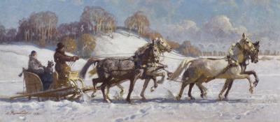 ZIMOWA PRZEJAŻDŻKA, 1932