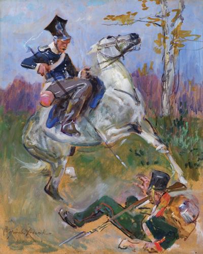 UŁAN W NATARCIU, 1940