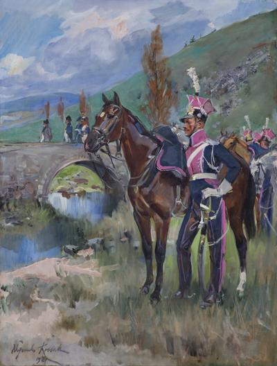 SZWOLEŻER GWARDII POLSKIEJ POD SOMOSIERRĄ, 1927