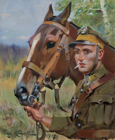 UŁAN Z KONIEM, 1927