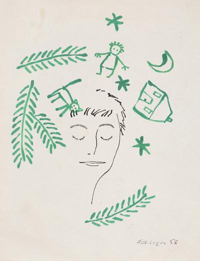 ŻYCZENIA ŚWIĄTECZNE, 1958