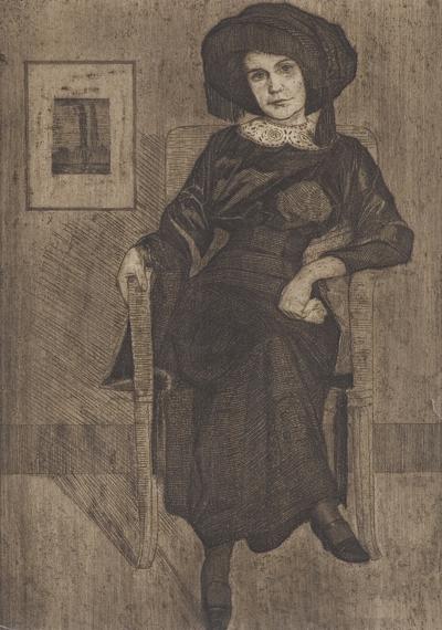 DAMA W KAPELUSZU, 1910