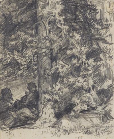 W CIENIU DRZEWA, 1883