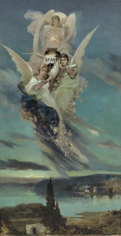 CZŁOWIECZE ŁZY. ZEBRANE ŁZY, OK. 1900