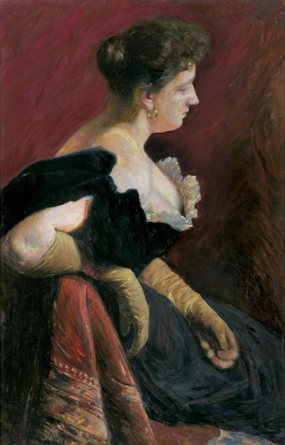 PORTRET DAMY, OK. 1910-1915