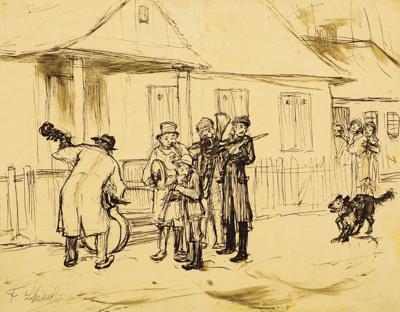 MUZYKANCI, OK. 1880