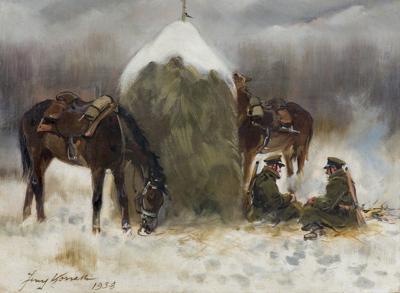 UŁANI PRZY STOGU, 1939