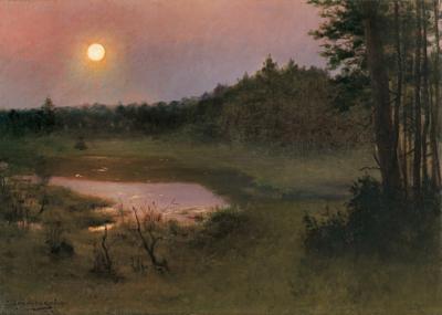 WIECZÓR NAD LASEM, OK. 1901