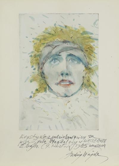 PORTRET KRYSTYNY JANDY, 1985