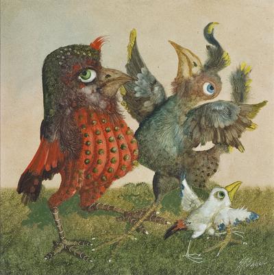 Z CYKLU „PTAKI-CUDAKI”, 2005