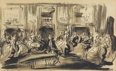 KONCERT W XVIII-WIECZNYM SALONIE, 1956