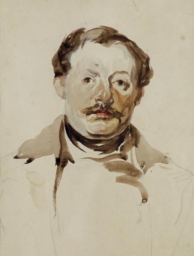 PORTRET NAUCZYCIELA MUZYKI, 1840-1845
