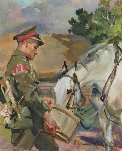 TRĘBACZ POJĄCY KONIA, 1923