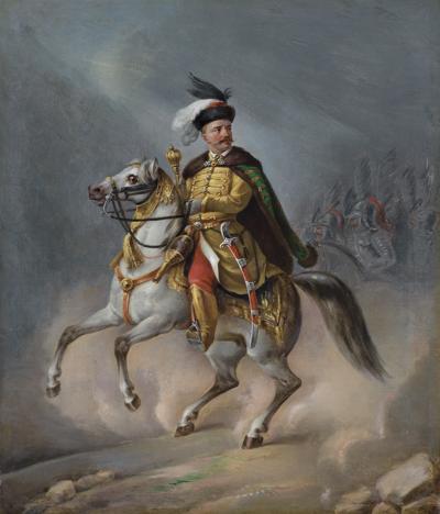 WÓDZ POLSKI W STROJU BOJOWYM, 1868