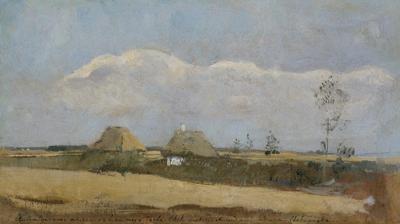 KRAJOBRAZ Z CHATAMI, 1900-1910