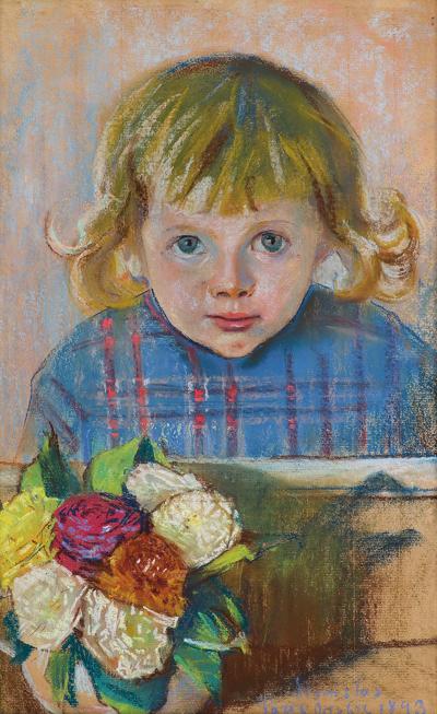 DZIEWCZYNKA Z KWIATAMI, 1893