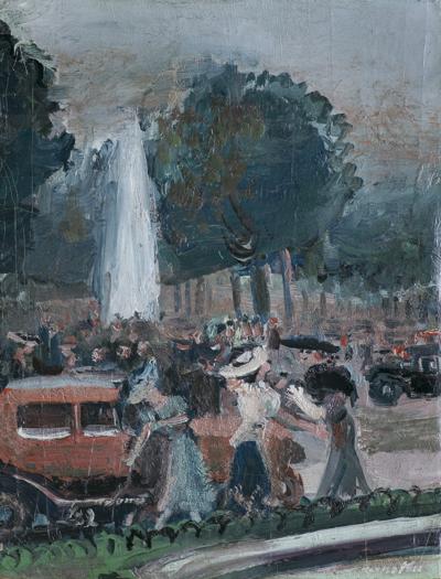 PARYŻ. POLA ELIZEJSKIE, 1932